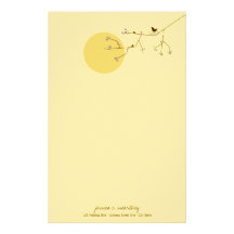 Nesting Bird + Family | *04 Custom Stationery