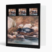 Nesting Time Loon Binder