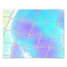 Net background with light blue art photo