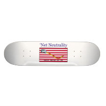 Net Neutrality - Don't Tread On Me Skateboard Deck