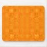 Net Pattern Orange with Yellow Mouse Pad