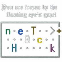 Nethack YASD  - Floating Eye's Gaze! Embroidered Hooded Sweatshirt