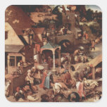 Netherland Proverbs - 1559 Square Stickers