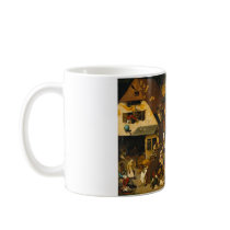 Netherlandish Proverbs by Pieter Bruegel the Elder Mugs