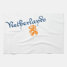 Netherlands and Crest Hand Towels