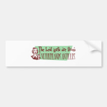 NETHERLANDS ANTILLES BUMPER STICKERS
