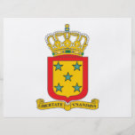 Netherlands Antilles Coat of Arms Full Color Flyer