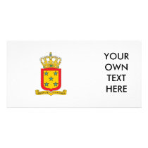Netherlands Antilles Coat of Arms Photo Card Template