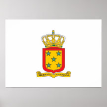 Netherlands Antilles Coat of Arms Poster