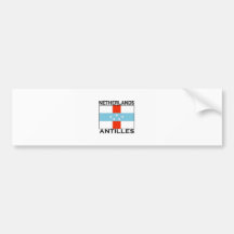 Netherlands Antilles Flag Bumper Sticker