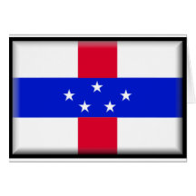 Netherlands Antilles Flag Cards