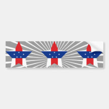 Netherlands+Antilles Star Bumper Stickers