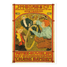 Netherlands Bicycle Repair Advertisement 1897 Post Cards
