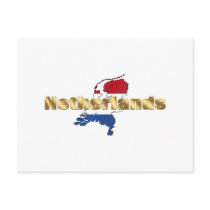 Netherlands (Holland) Dutch flag log gear Post Cards