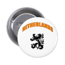 Netherlands Lion 2010 football Dutch Leeuw Gifts Button