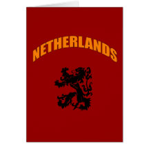 Netherlands Lion 2010 football Dutch Leeuw Gifts Card
