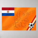 Netherlands Lion Hup Holland Hup flag 2014 Soccer Posters