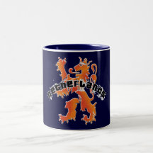 Netherlands lion logo coffee mug