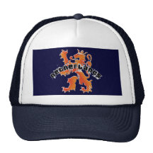 Netherlands lion logo trucker hats