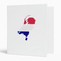 Netherlands map 3 ring binders