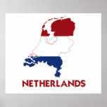 NETHERLANDS MAP POSTER