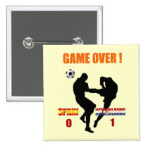 Netherlands Spain 2010 Champions Gift magnet buttons