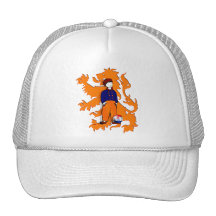 Netherlands Traditional Dutch Clogs Lion Gear Mesh Hats