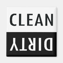 Nettoyez l'aimant sale de lave-vaisselle