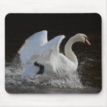 Nettoyez le cygne tapis de souris