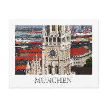 Neues Rathaus, Munich Postcard
