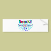 NEURO ICU "Where SHUNT Happens" bumper stickers