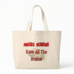 Neuro Nurses "Have All The Brains" Gifts Tote Bag