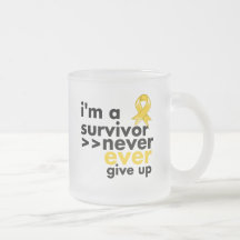 Neuroblastoma Cancer Survivor Never Give Up Coffee Mugs