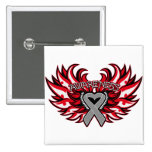 Neurological Disorders Awareness Heart Wings Pin
