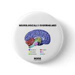 Neurologically Overwhelmed Inside (Brain Anatomy) Buttons