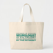 Neurologist 3% Talent Canvas Bag