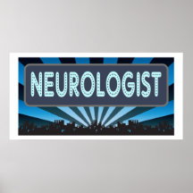 Neurologist Marquee Print