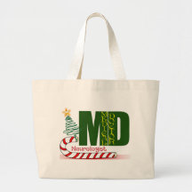 NEUROLOGIST MERRY CHRISTMAS NEUROLOGY TOTE BAG