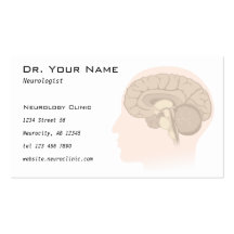 Neurologist or Psychologist Doctor Business Card