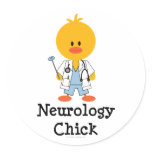 Neurology Chick Stickers