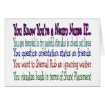 Neurology Nurse Hilarious Gifts, Unique Saying Card