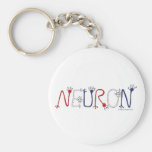 Neuron Keychain (Patriotic)