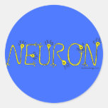 Neuron Sticker - Blue and Yellow