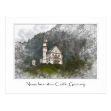 Neuschwanstein Castle Bavaria Germany Post Cards