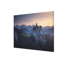 Neuschwanstein Castle, built late 1800's by Canvas Prints