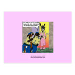 Neutered Dog Funny Cartoon Postcard
