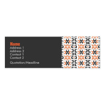 Neutra Retro Profile Card Business Cards