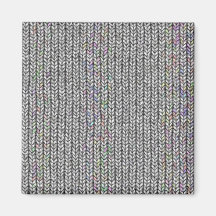 neutral knitwork fridge magnets