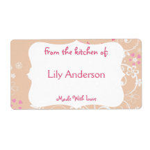 Neutral Whimsical Canning Label