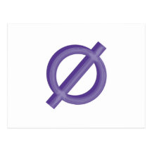 Neutrois in Purple Postcard